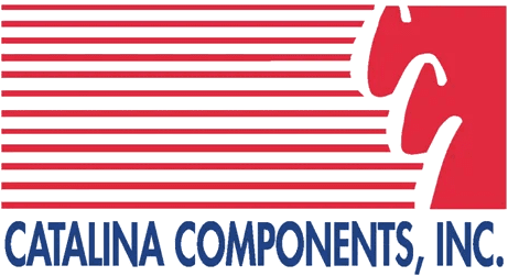 A red and green striped background with the words " china component ".