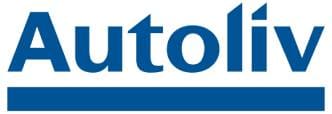 A blue and white logo for autotech.